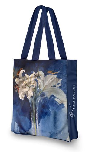 Textile Bag -White Lilies -The Zorn Museum
