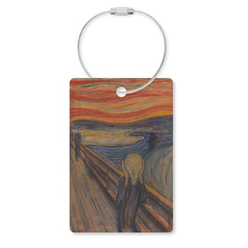 Baggage Tag-The Scream-The National Museum in Oslo