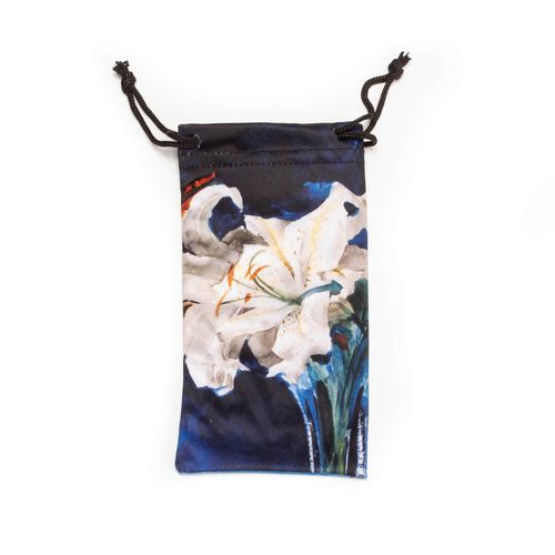 Soft Glasses Case - White Lilies - Zorn Museum